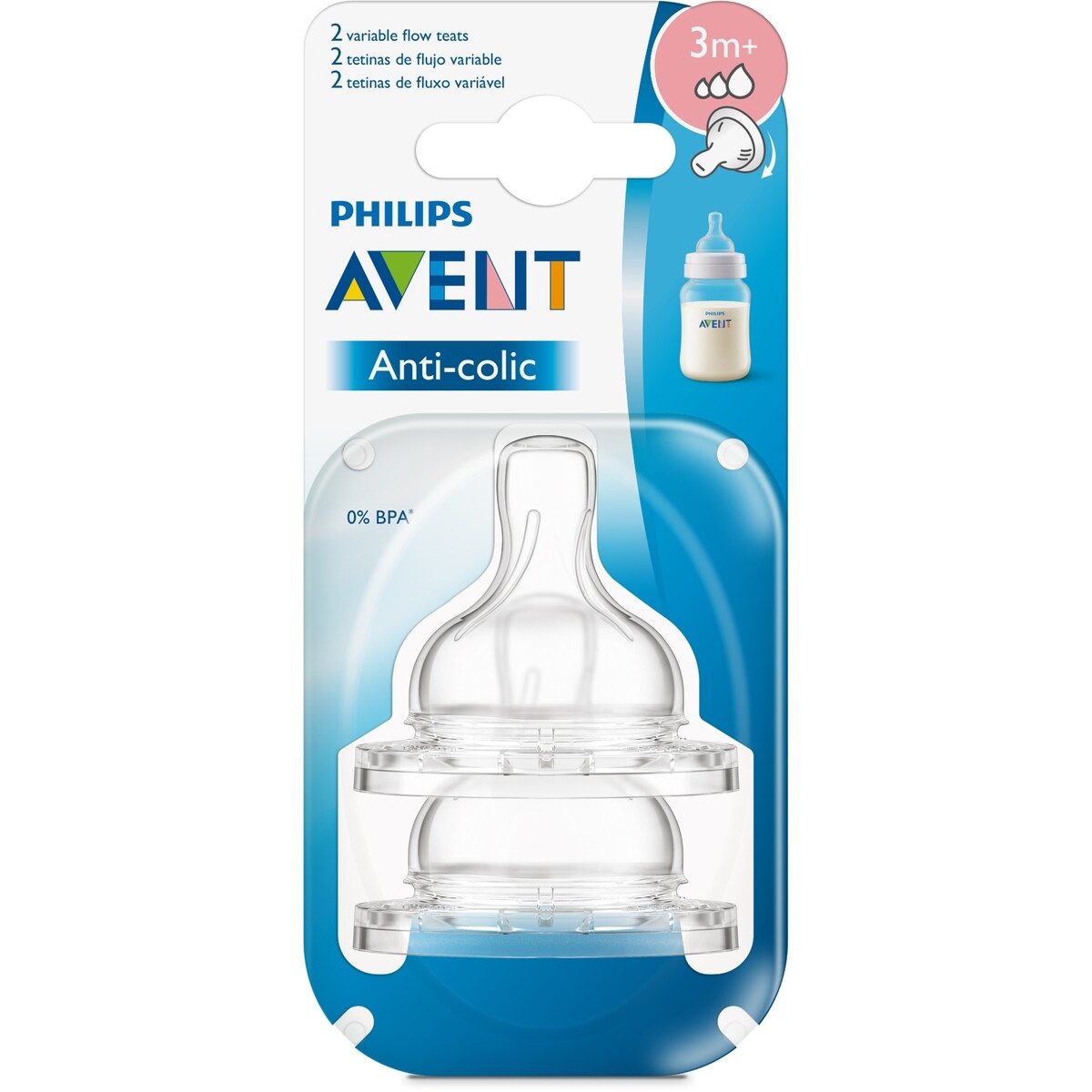 Lot de 2 Tétines Classic Philips Avent - Allobebe Maroc