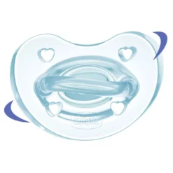 Chicco physio soft sucette en silicone transparent 0-6 mois