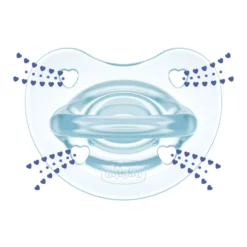 Chicco physio soft sucette en silicone transparent 0-6 mois