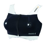 La nouvelle attache supérieure intégrée au soutien-gorge d’expression permet de refermer plus facilement la fermeture à glissière et garantit davantage de sécurité. Le bustier s’enfile et s’enlève facilement au moyen de la fermeture à glissière avant. Vou