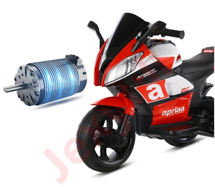 Moto 3 roues électrique rouge 6V