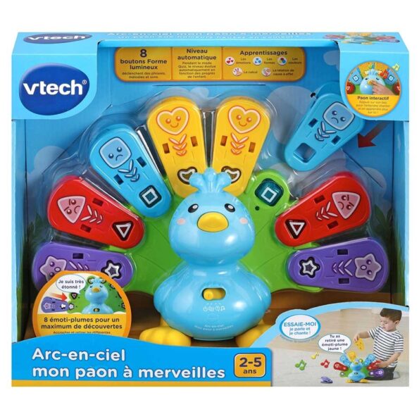 Arc-en-ciel mon paon à merveilles – Vtech-19051