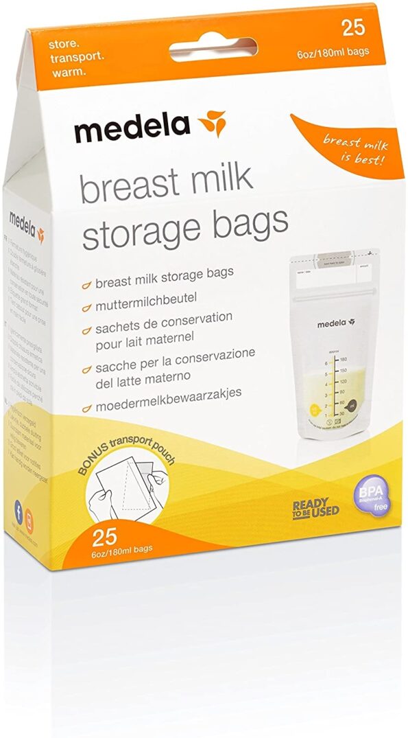 Sachets de conservation pour lait maternel 25Pcs – Medela