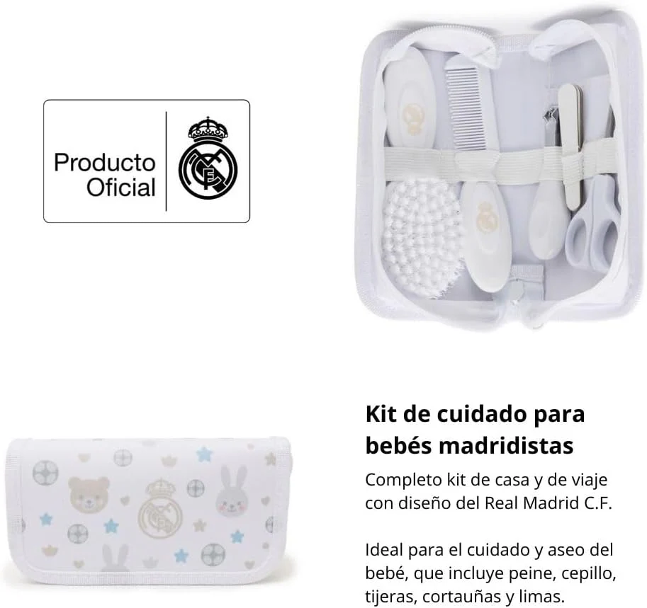 Trousse de Toilette Bébé Miniland Baby Kit Real Madrid