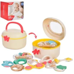 Set de 14 Hochets et Anneaux de Dentition Huanger est un coffret complet