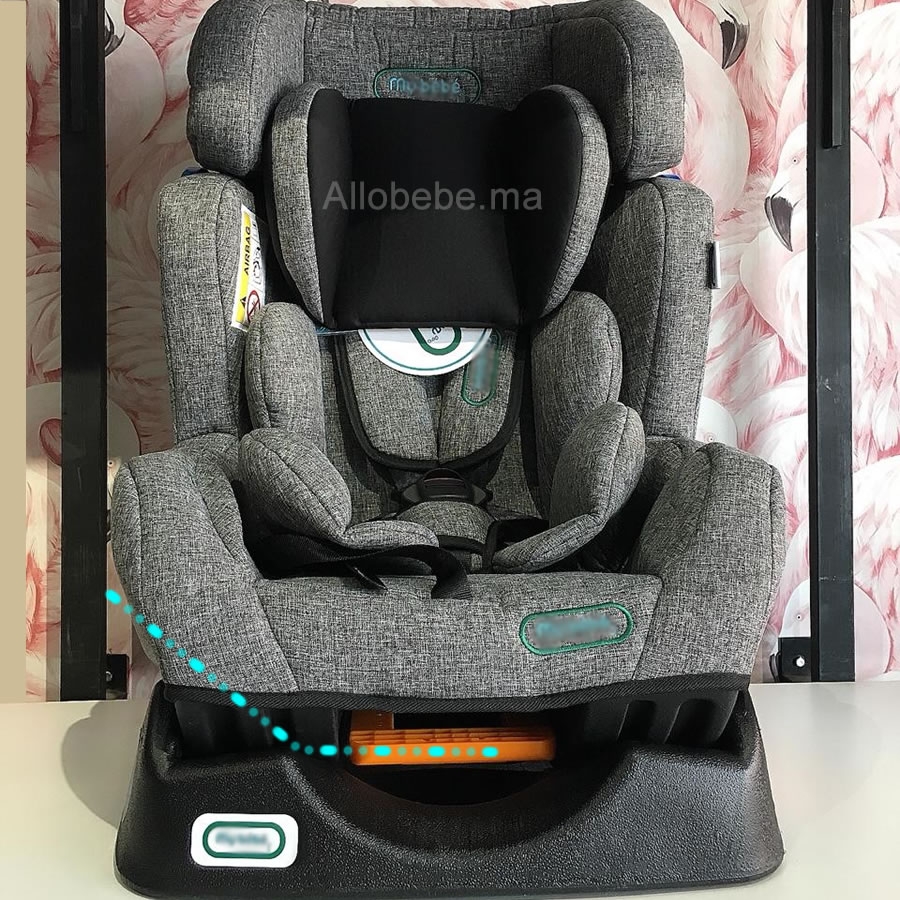 Siege auto Grp0/1/2/3 Rotatif Isofix - CozyMum - Allobebe Maroc