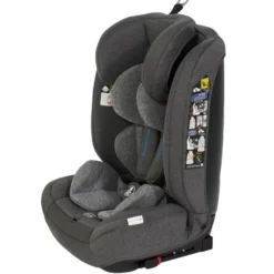 SIEGE AUTO ISOFIX GRIS – MON BÉBÉ