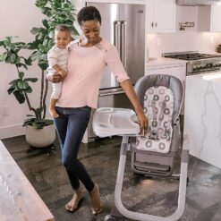 Chaise Haute, Siège Enfant et Rehausseur, 4-in-1 SmartServe INGENUITY-20720
