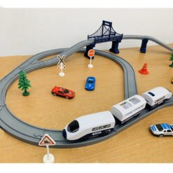 Circuit de train de police 66Pcs-21095