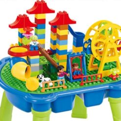 Coffret Jeu didactique avec blocs de construction 133pcs-0