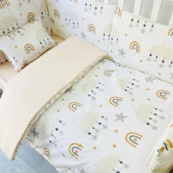 Set Tour de lit 5 pièces 100% cotton - CozyMum