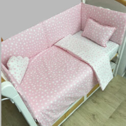 Set Tour de lit 5 pièces 100% cotton - CozyMum