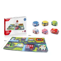 Tapis circuit + Voiturette en Tissu Game Carpet - Huanger