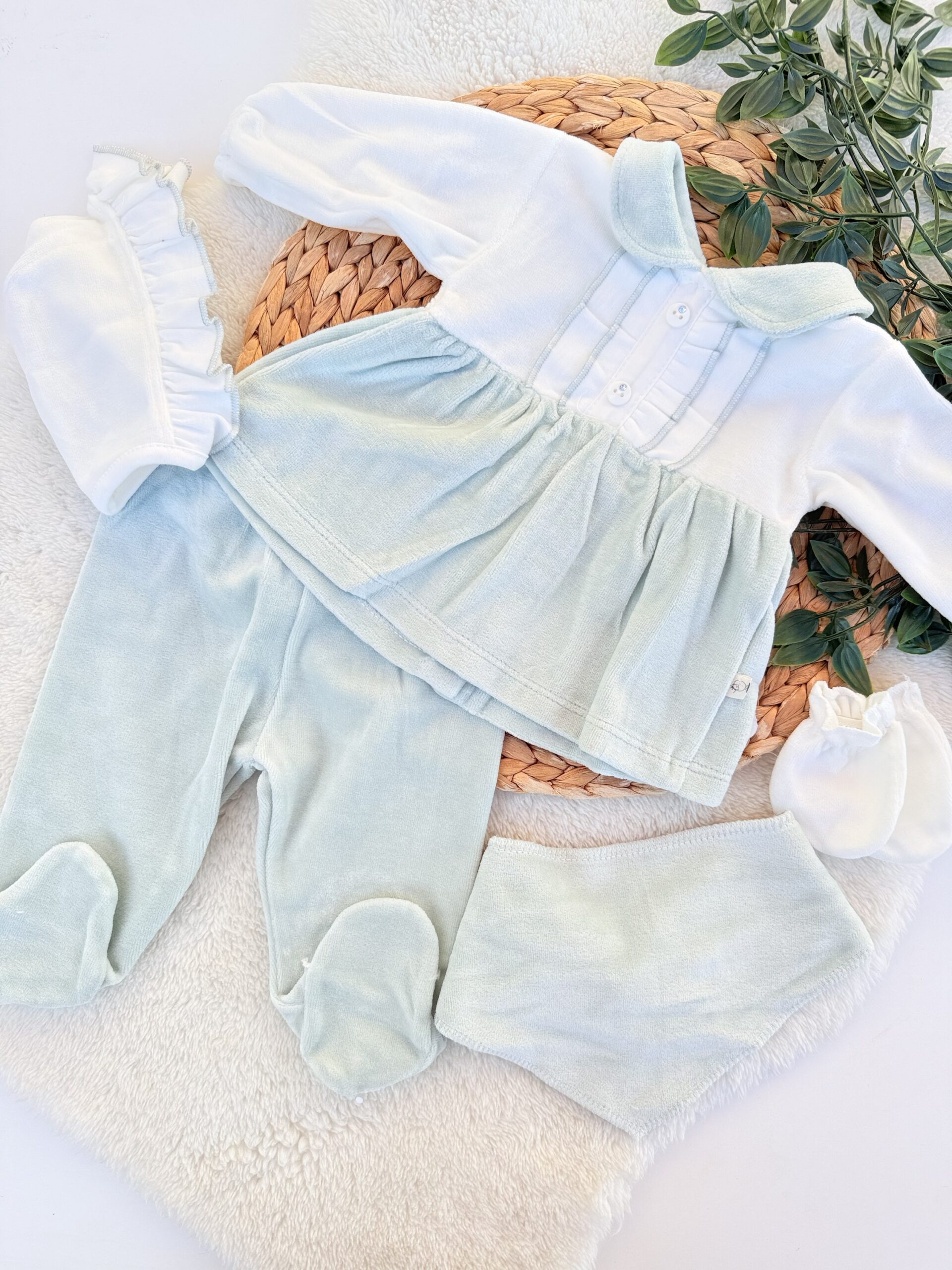 Pack de Naissance Hiver 5 Pièces : Velours Doux Certifié