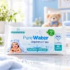 Mammia Pure Water Lingettes Bébé ×60 – 99,9% Eau, Sans Plastique, Peaux Sensibles | Allobebe.ma