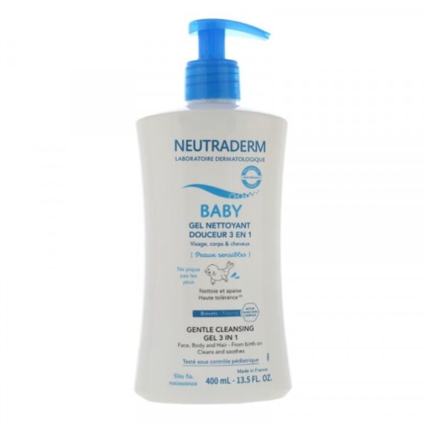 Neutraderm Baby Gel nettoyant douceur 3en1/ 400ml – Gilbert