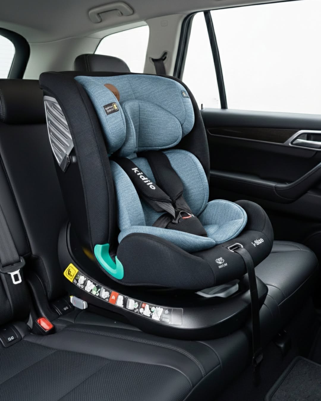 Siège auto évolutif G509 Isize isofix 0 à 12 ans – Kidilo vert