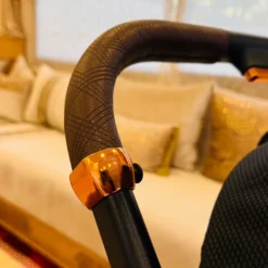 a close up of a handle stroller kidilo