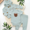 Ensemble Jogging Bébé 3 Pièces 100% coton - Look Ourson