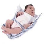 Porte-bébé physiologique Grey Aquarelle – Myamaki-0