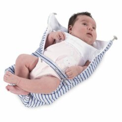 Porte-bébé physiologique Grey Aquarelle - Myamaki-22607