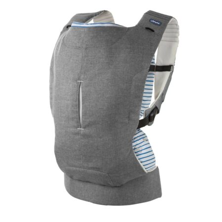 Porte-bébé physiologique Grey stripes - Myamaki-0