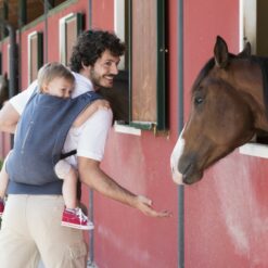 Porte-bébé physiologique Denim - Myamaki-22619