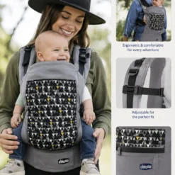 Porte-bébé Chicco Soft & Dream : 3 positions de portage dès la naissance