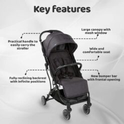 Poussette Trolley Me gris - Chicco-22669