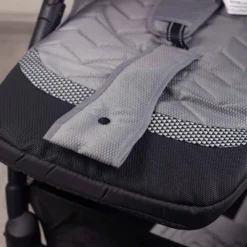 poussette matelassé kidilo gris