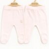de 2 Pantalons Bébé Rose Clair Coton organique - Caramell