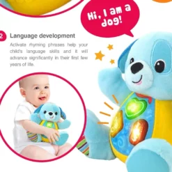 Peluche doudou Chien Musical– Winfun