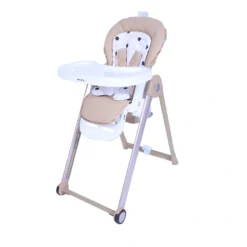 chaise haute mon bébé beige