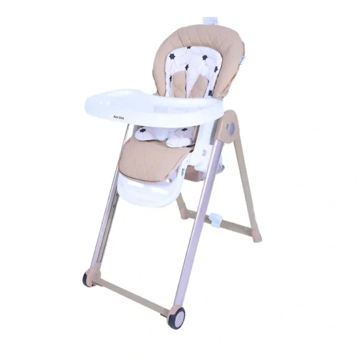 chaise haute mon bébé beige