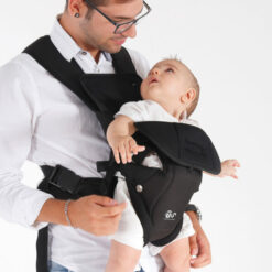 Porte bébé érgonomique ventral et dorsal respirant - MS-23105