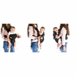 Porte bébé érgonomique ventral et dorsal respirant - MS-23107