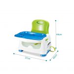 Réhausseur bébé avec table à manger amovible-0