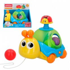 escargot musical avec boules à tirer- Winfun -23240
