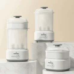 Stérilisateur 2en1 Mammia EasySteam compatible tire-lait sucettes sans BPA