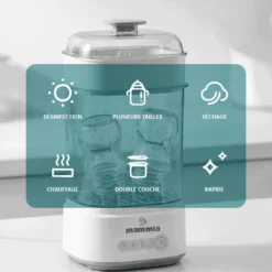 Mammia EasySteam cycle complet stérilisation vapeur séchage arrêt automatique