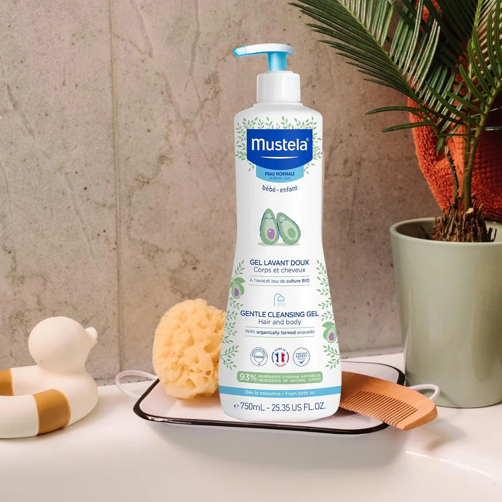 Mustela Gel Lavant 2 en 1 : Propreté et Douceur Format Familial 750 ml