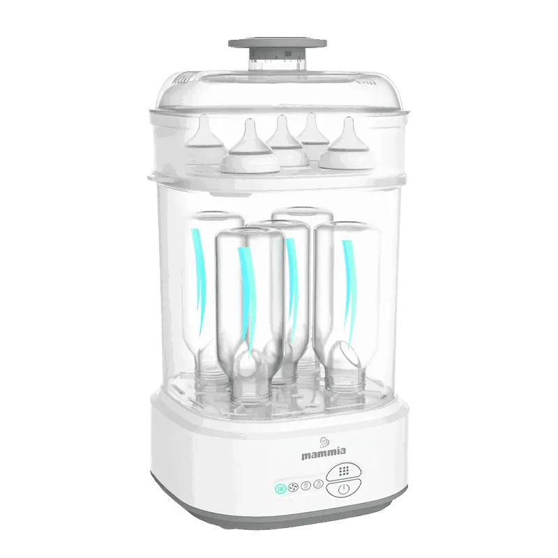 Mammia EasySteam Stérilisateur Sécheur 2-en-1 – Vapeur + Séchage, Grande Capacité, Arrêt Automatique – Image 2