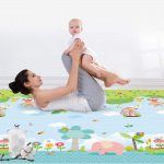 tapis de chambre pour bébé double face