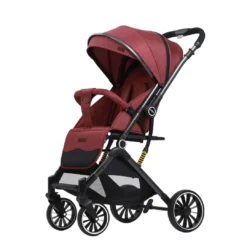 Poussette Réversible Légère+ moustiquaire - Kidilo rouge