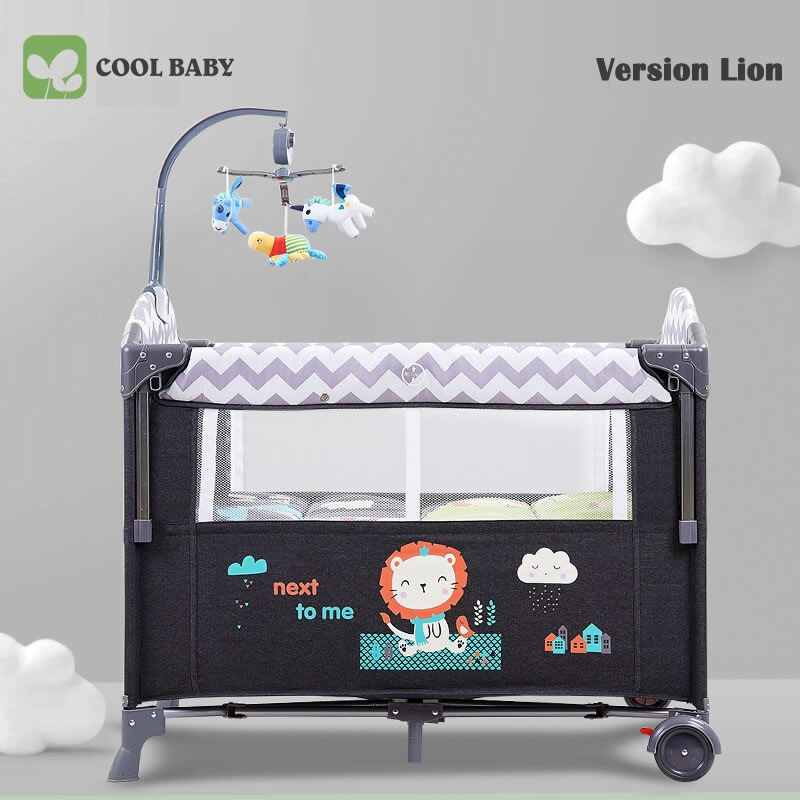 Lit bébé Cododo Parc 3 en 1 - Coolbaby - Allobebe Maroc