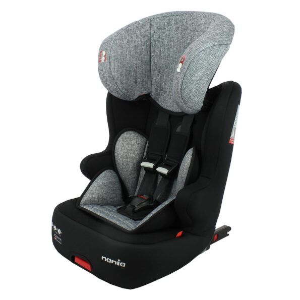 Siège auto isofix RACER – Groupe 1/2/3 (9-36kg) – Nania Silver-0