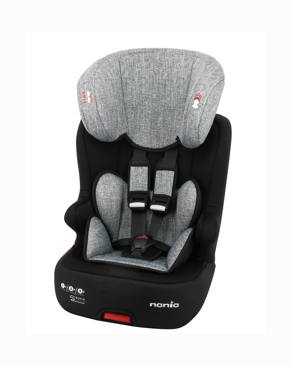 Silla De Coche Para Bebe Isofix Racer Grupo 1/2/3 (9-36kg) Avec