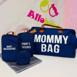 Sac à langer Mommy Bag + 2 Trousses + porte sucette