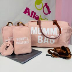 Sac à langer Mommy Bag + 2 Trousses + porte sucette