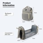 Sac a dos Multifonction couffin + attache poussette-23988